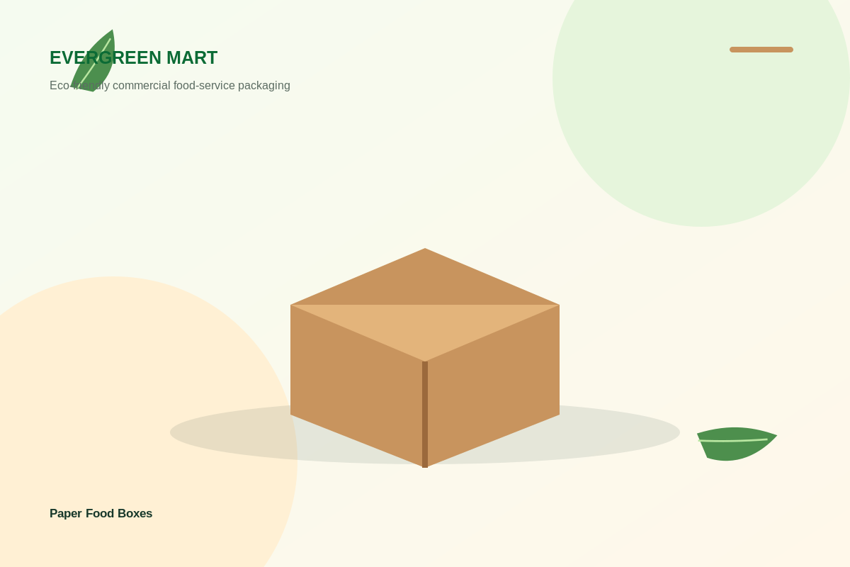 Paper Food Boxes